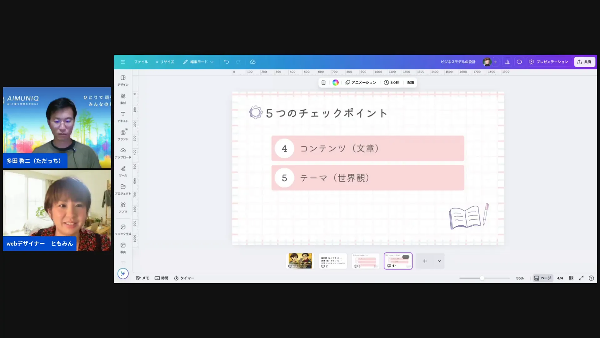ヘッダーの重要性を解説しているスライド