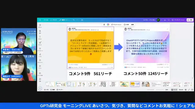 同じ内容でも投稿の仕方で反応が変わった事例