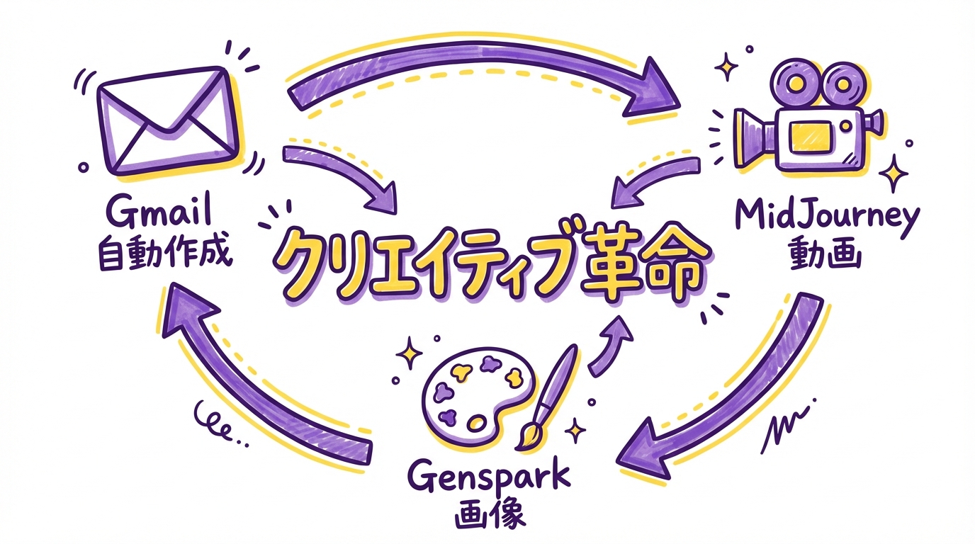クリエイティブ自動生成革命のグラレコ