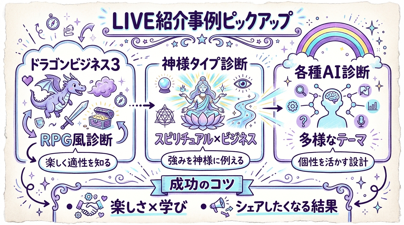 LIVE紹介事例のグラレコ