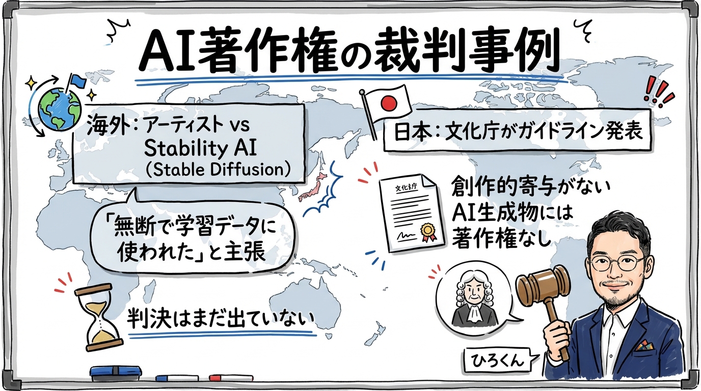 AI著作権の裁判事例