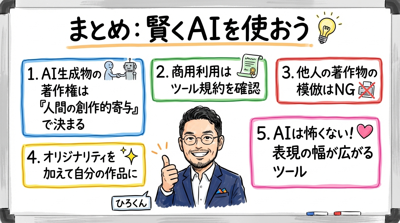 まとめ:賢くAIを使おう