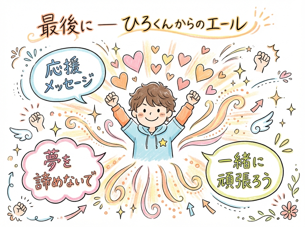 ✍️ 最後に — ひろくんからのエール