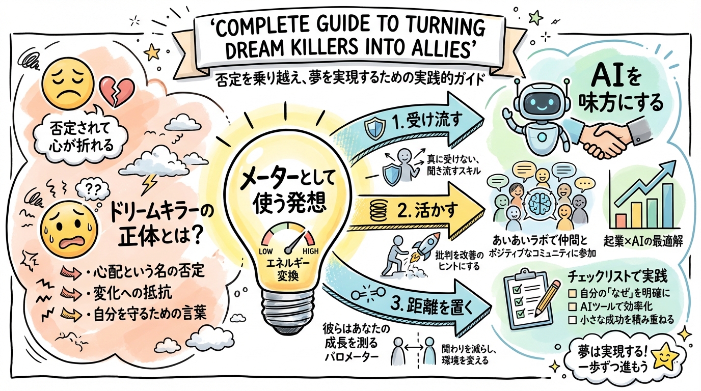 ドリームキラーを味方に変える完全ガイド - 全体図解