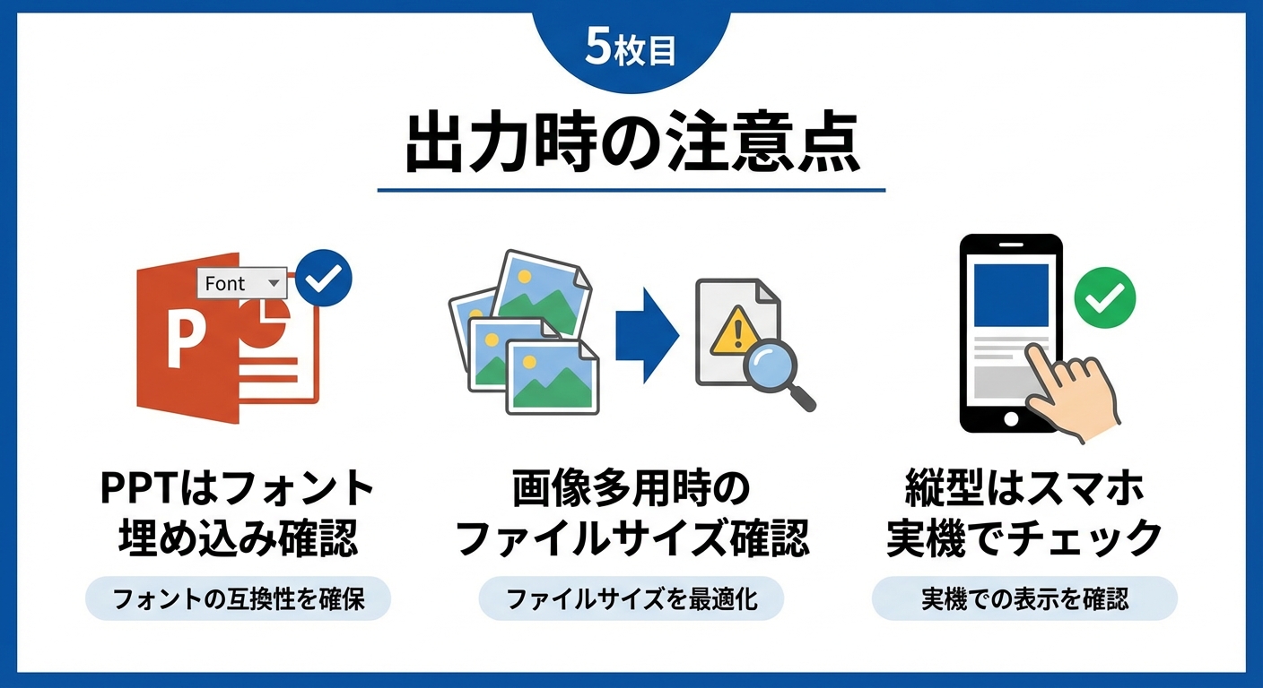 Gensparkスライド出力ダウンロード時の注意点 - グラレコ図解