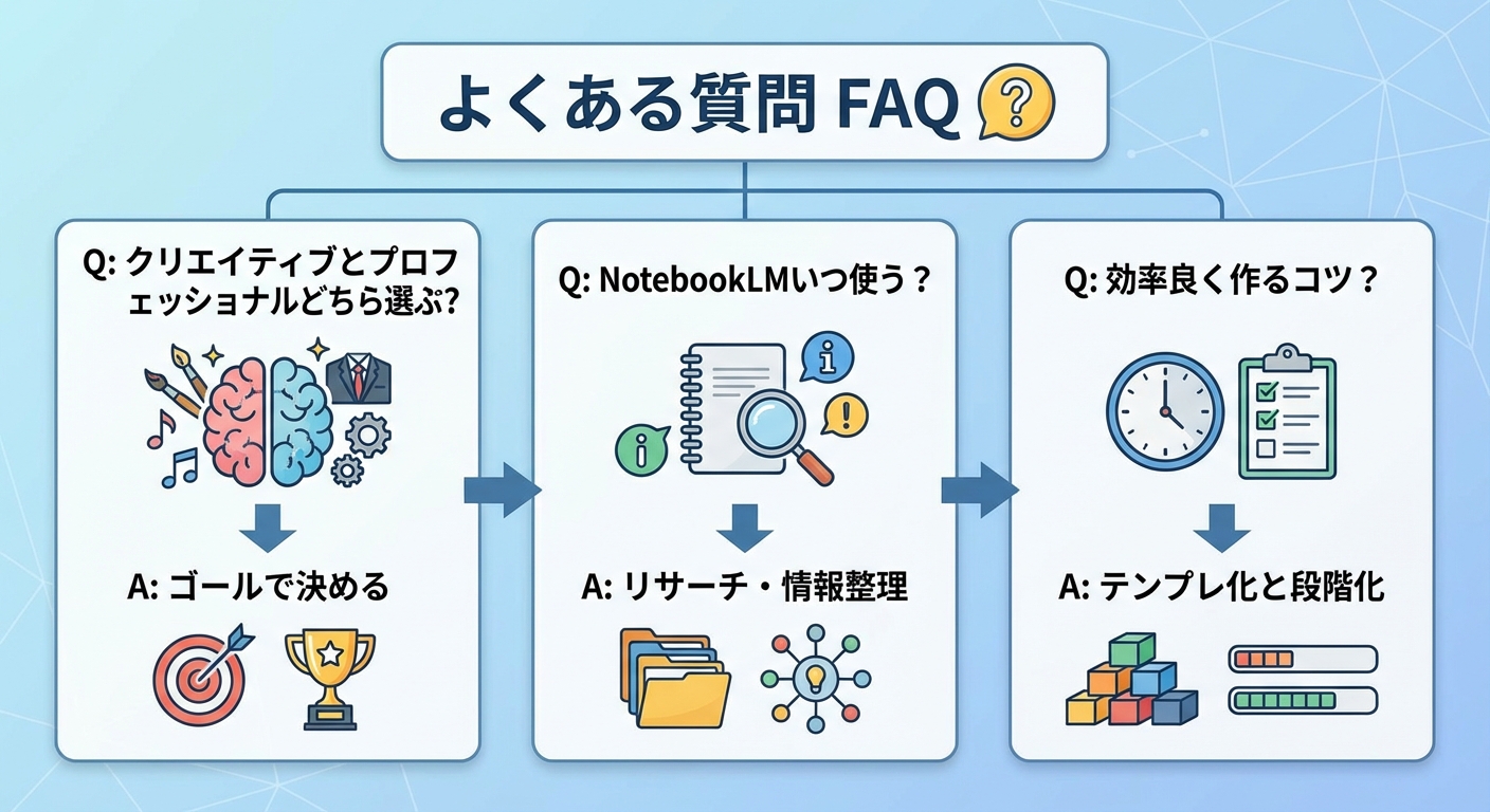 Gensparkスライド作成 よくある質問FAQ - グラレコ図解