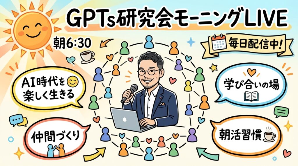 GPTs研究会モーニングLIVE