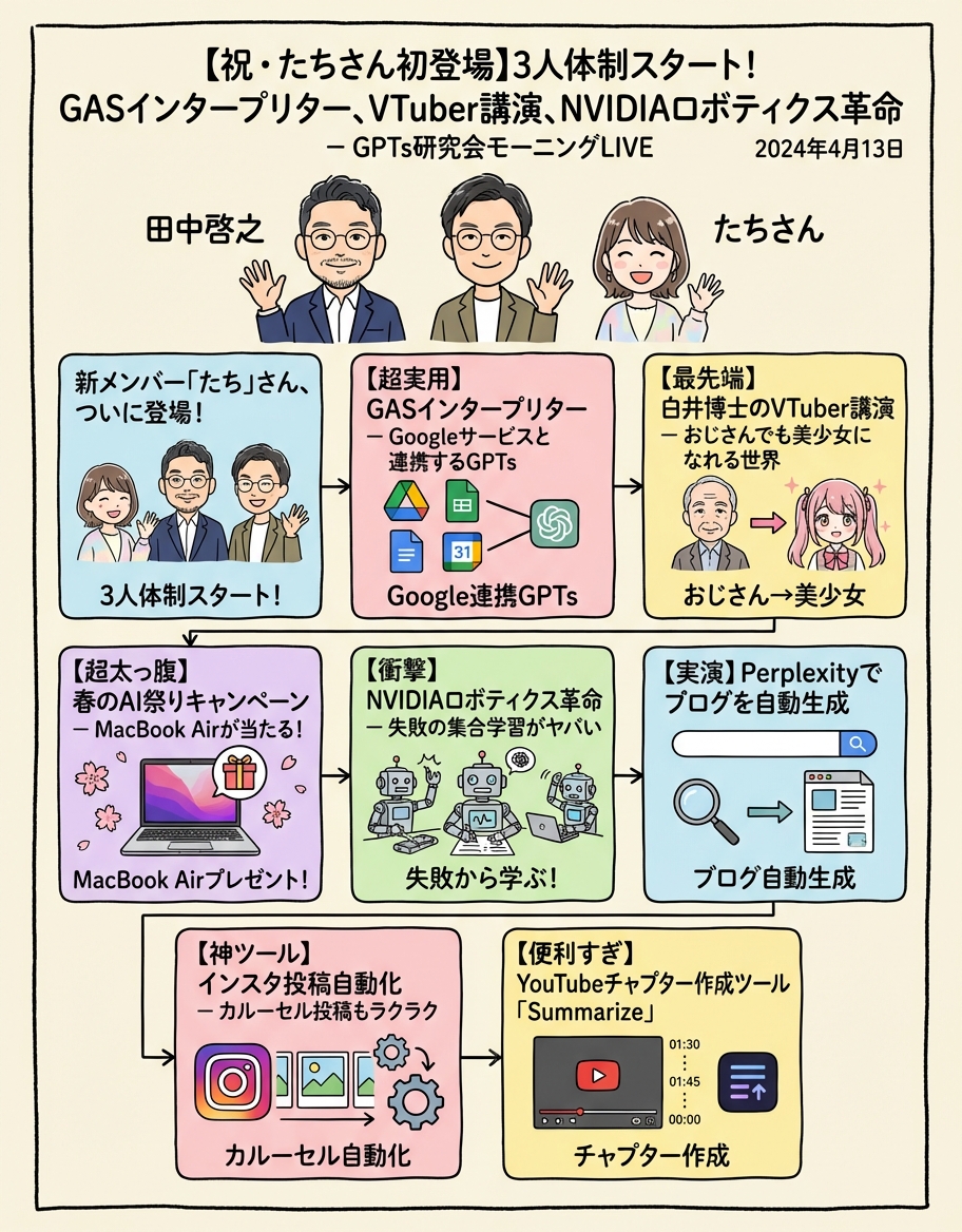 【祝・たちさん初登場】3人体制スタート!GASインタープリタの全体図解