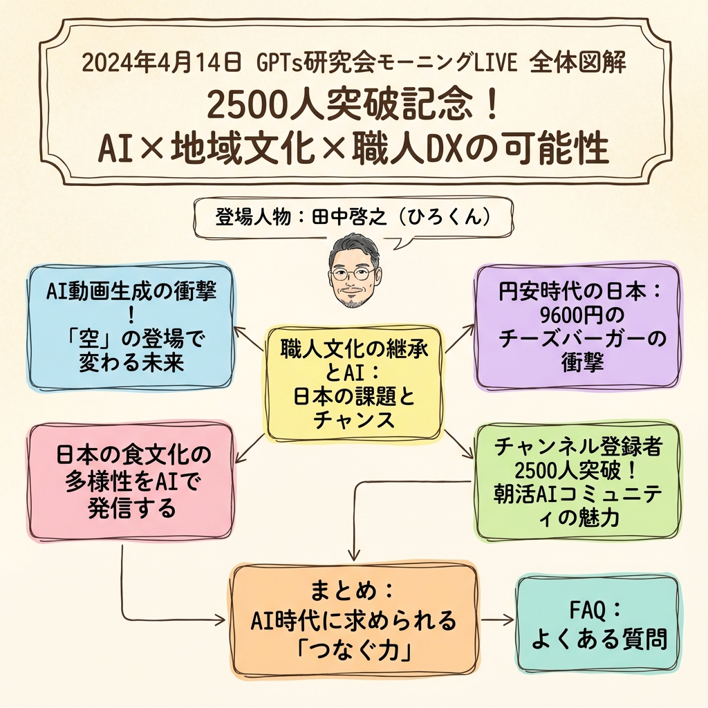 【2024年4月14日】2500人突破記念!AI×地域文化×の全体図解