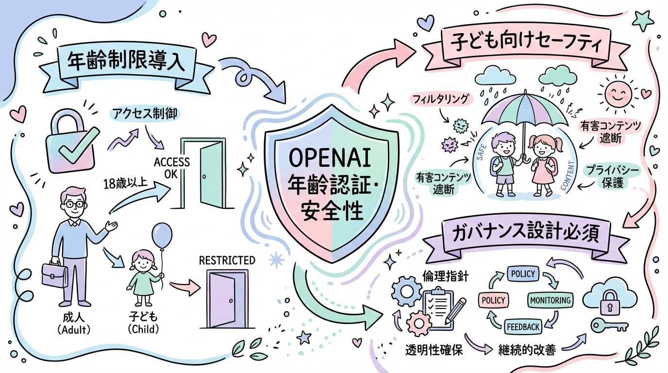 OpenAIの年齢判定とセーフティ グラレコ