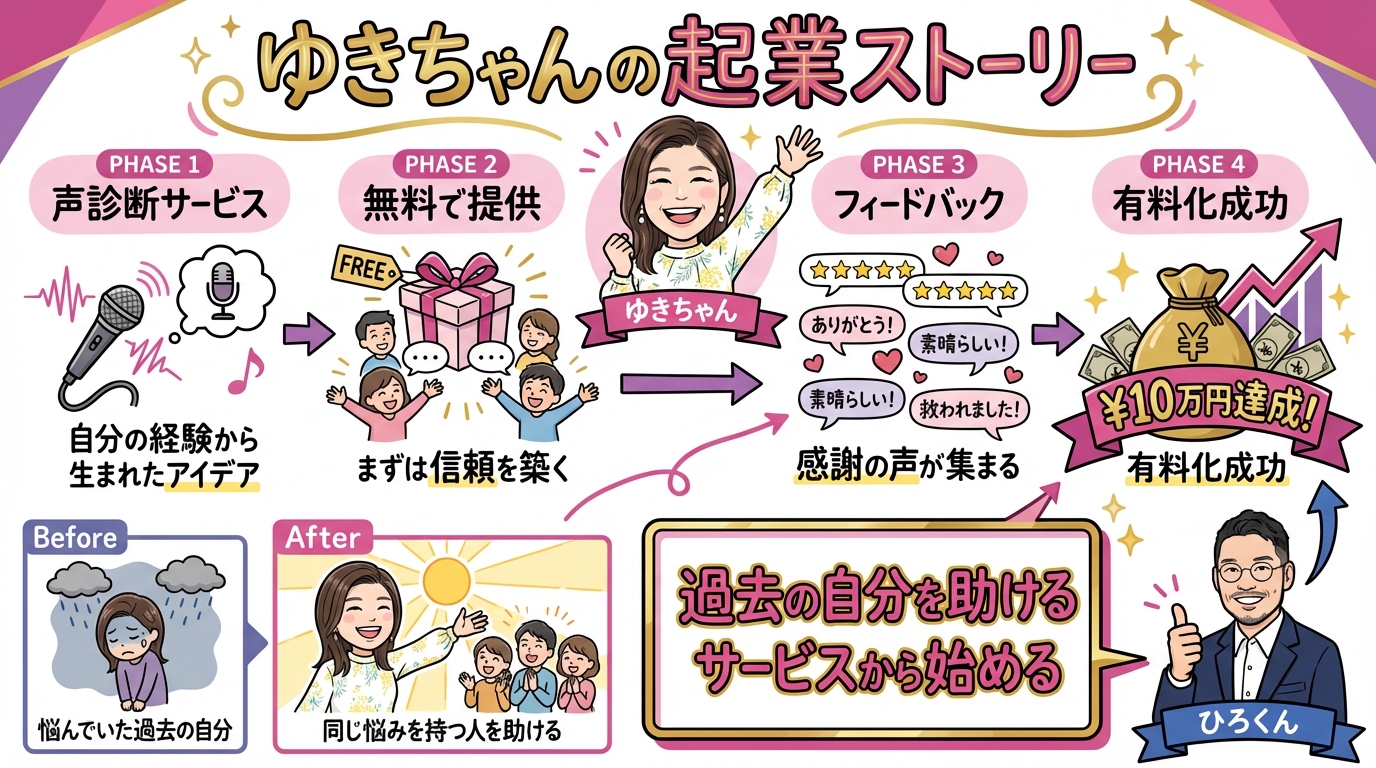 ゆきちゃんの起業ストーリー