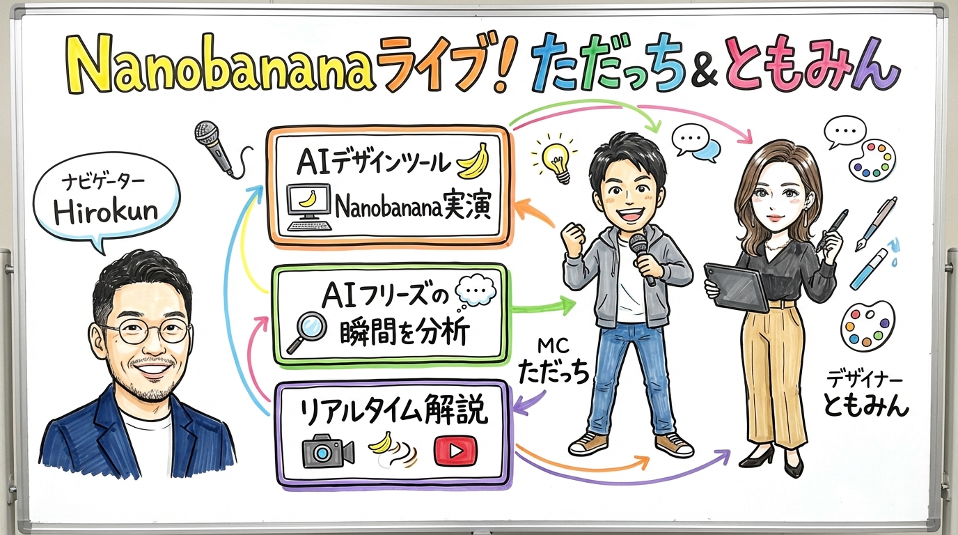 Nanobananaライブ！ただっち＆ともみん