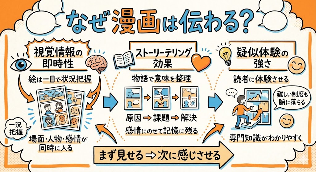 なぜ漫画は一瞬で伝わるのかのグラフィックレコーディング