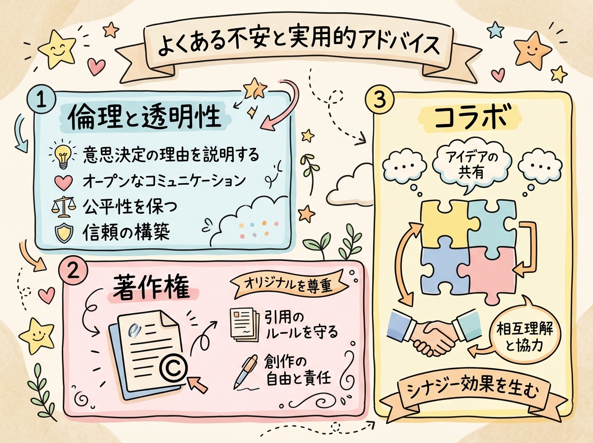 よくある不安と実用的アドバイス グラレコ