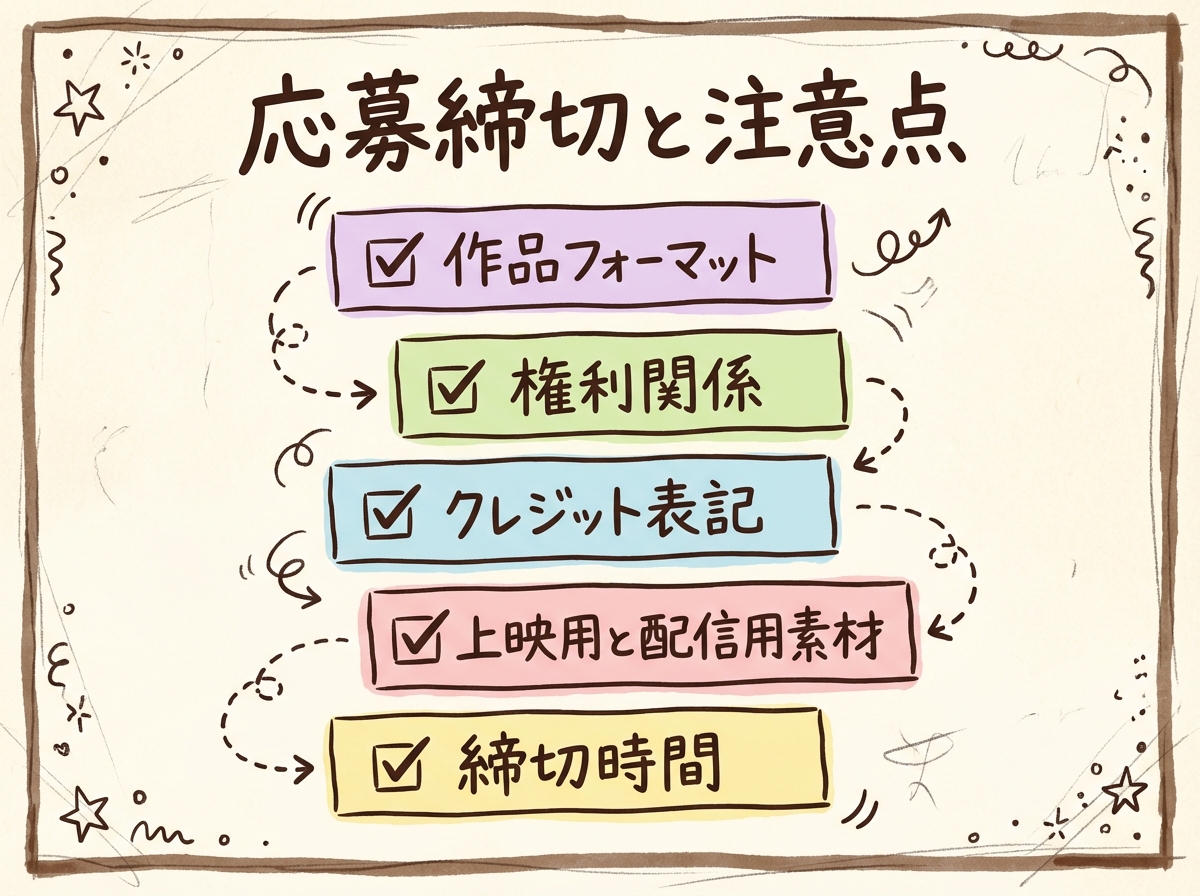 応募締切と注意点 グラレコ