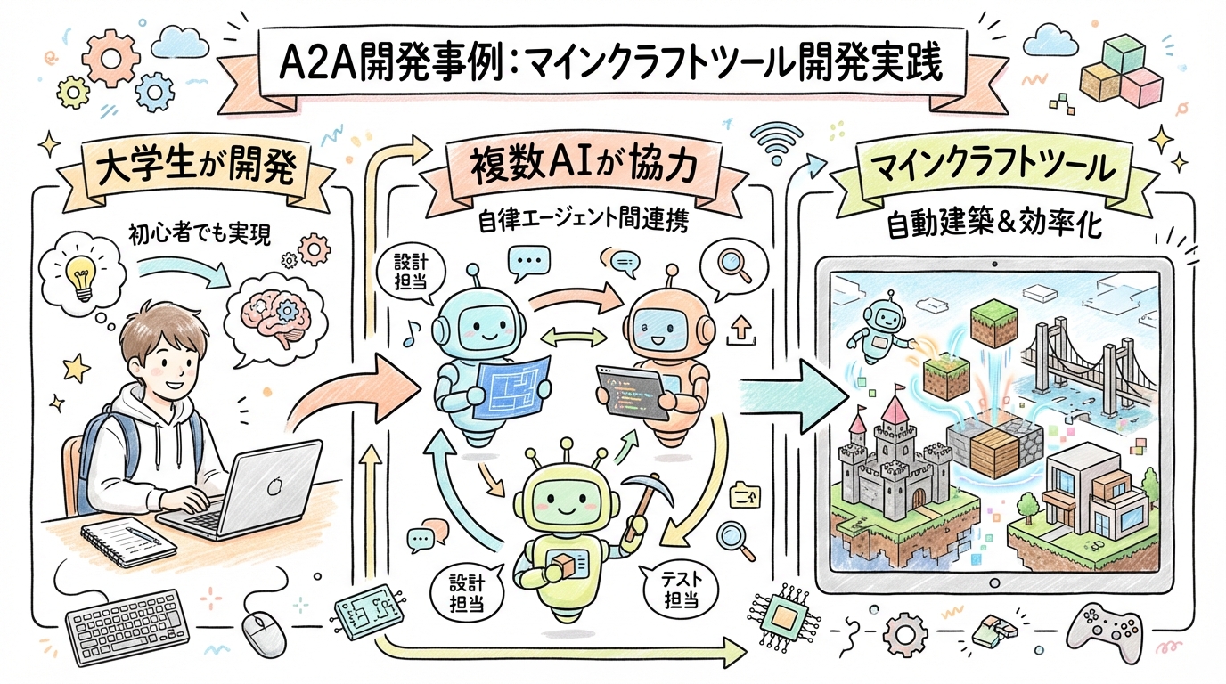 将軍モードとは？AIがAIを指揮する自動化の仕組み グラフィックレコーディング