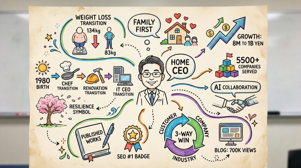 2026年最新！人から選ばれるにはAIから選ばれるのが必須な理由 グラフィックレコーディング