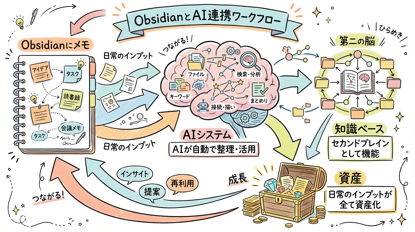 【独自性の源泉】あなたの失敗体験を学習させる「分身AI」の育て方の図解