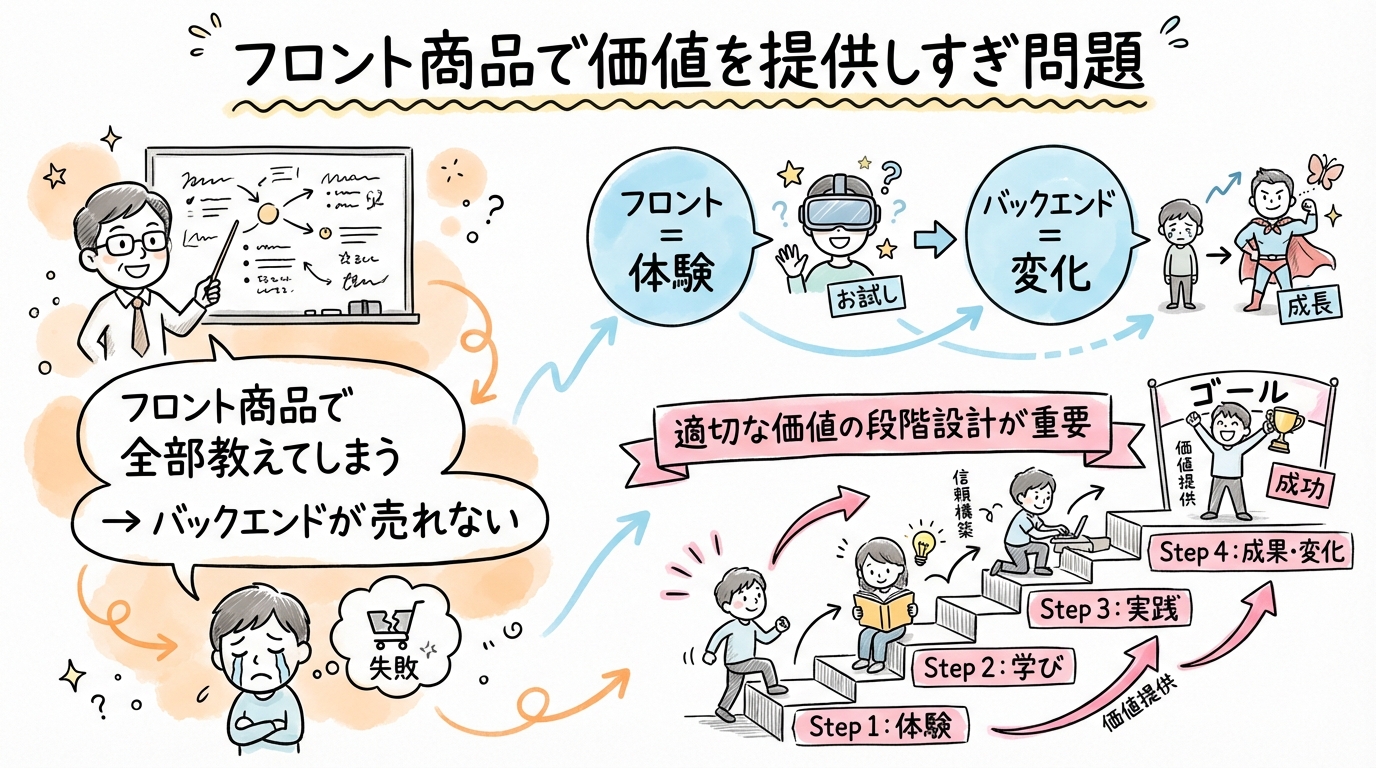 AI起業で売れないのは才能のせい?商品設計のよくある失敗例の図解