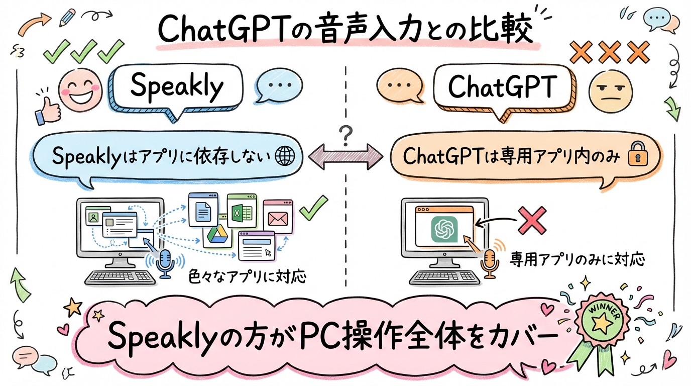 Genspark 2.0の新機能「Speakly」とは?AI音声入力の新常識の図解