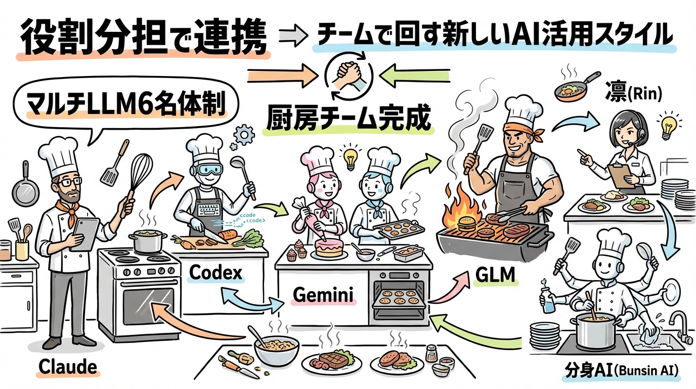マルチLLM6名体制 グラレコ