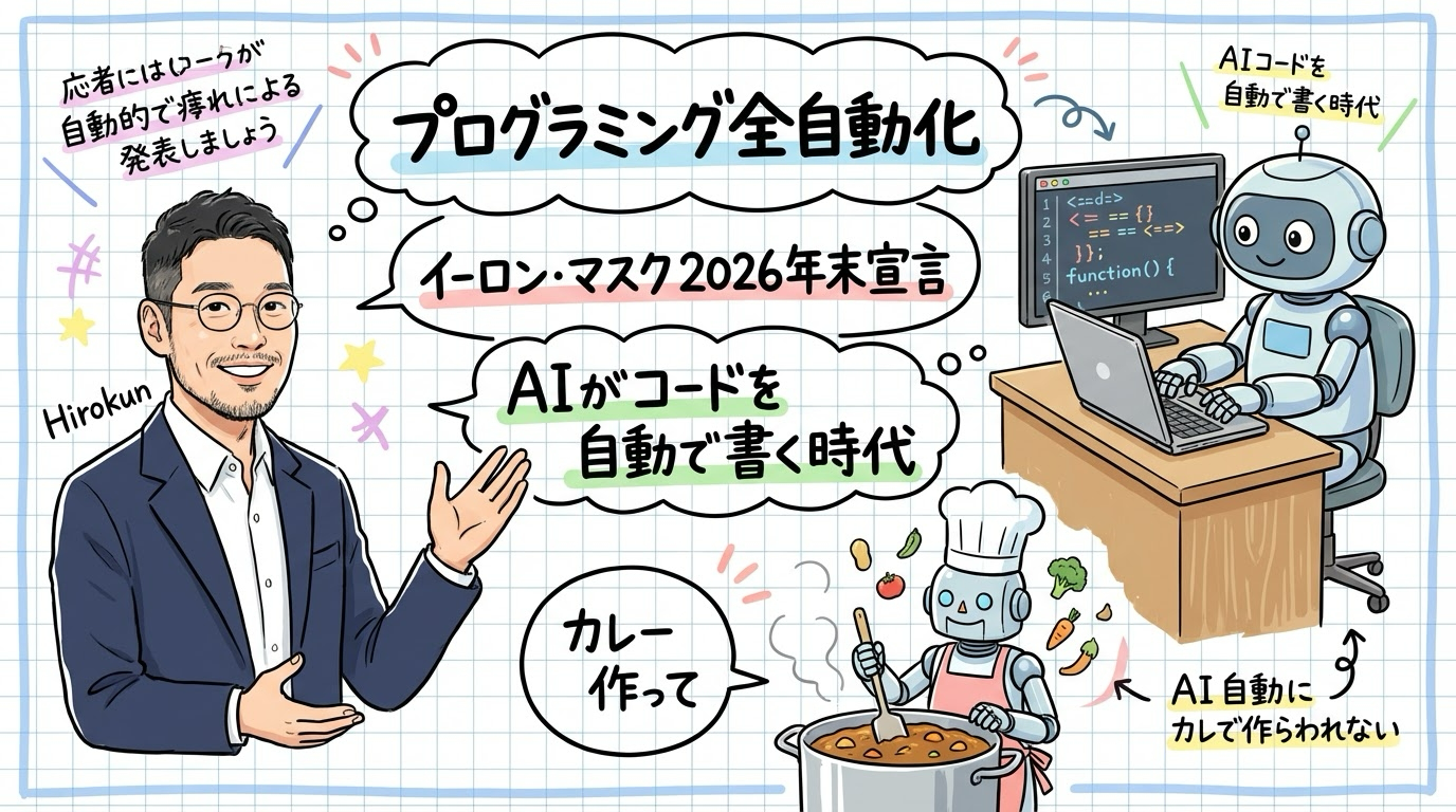 プログラミング全自動化宣言 グラレコ図解