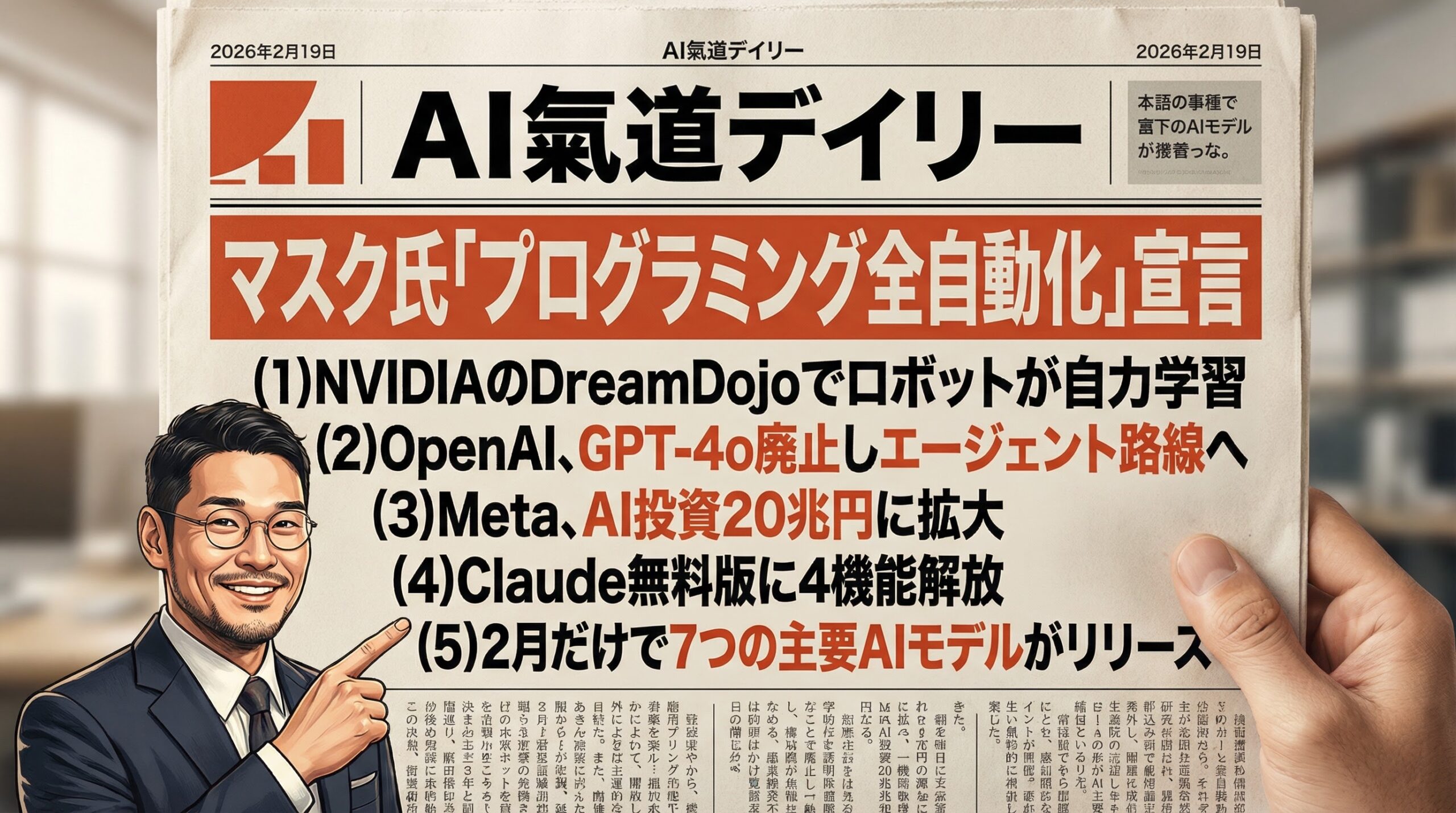 AI氣道デイリー 2026年2月19日号