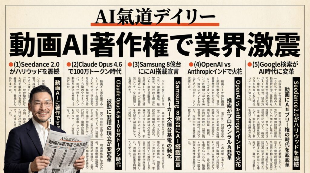 AI氣道デイリー 2026年2月22日号