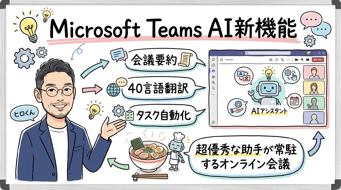 Microsoft Teams AI新機能 グラレコ