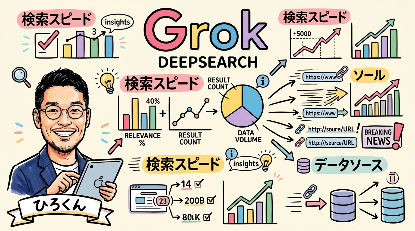 Grok DeepSearch ソースと数字の宝庫