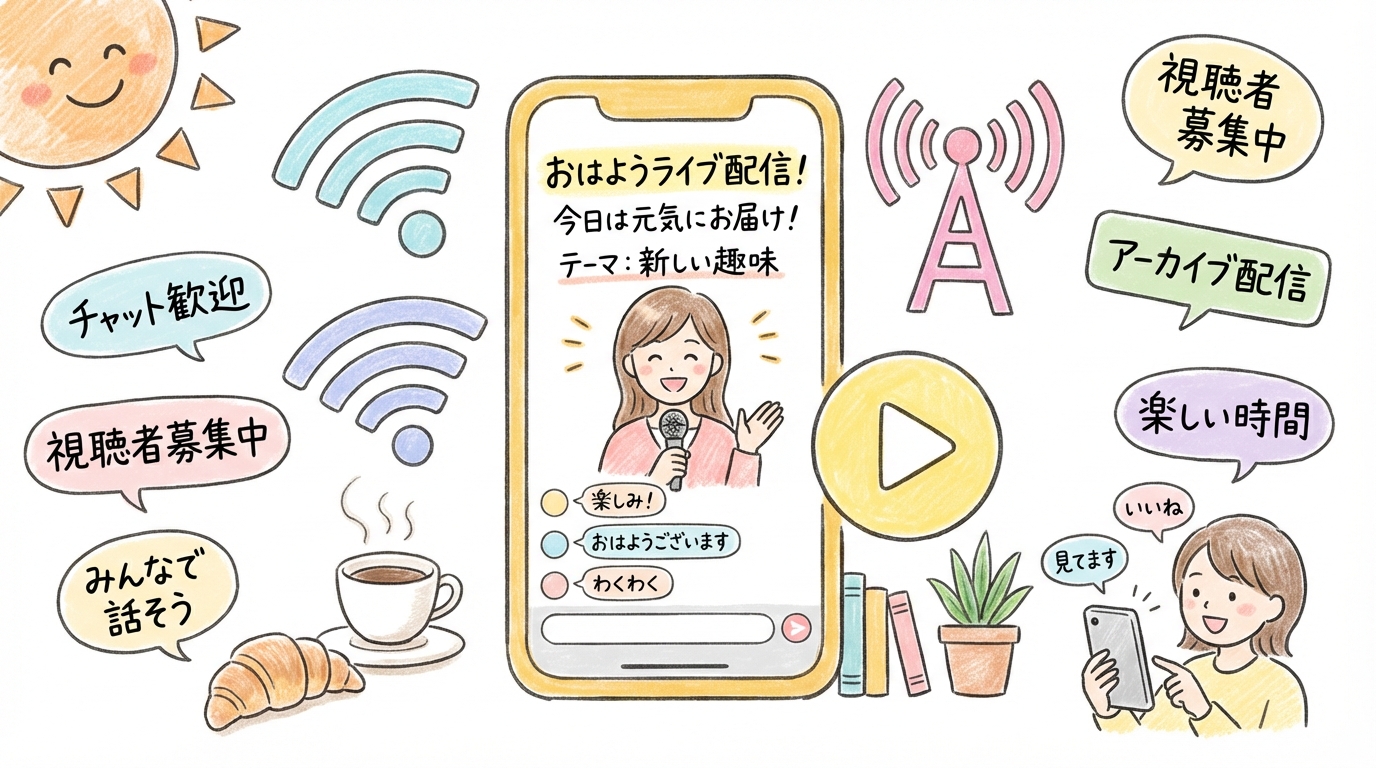 LIVE配信アーカイブ グラフィックレコーディング図解