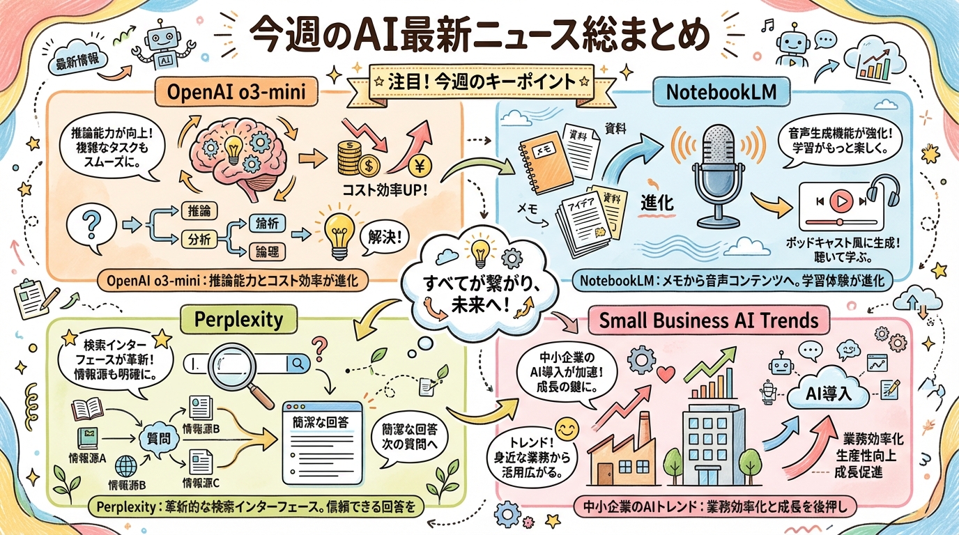 今週のAI最新ニュース総まとめ グラレコ図解