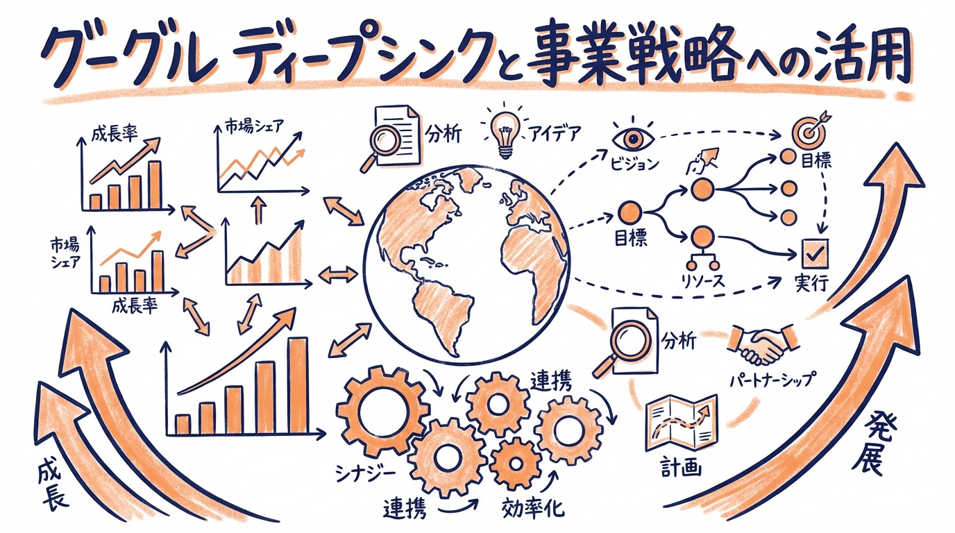 Google DeepSyncと事業戦略への活用 グラフィックレコーディング