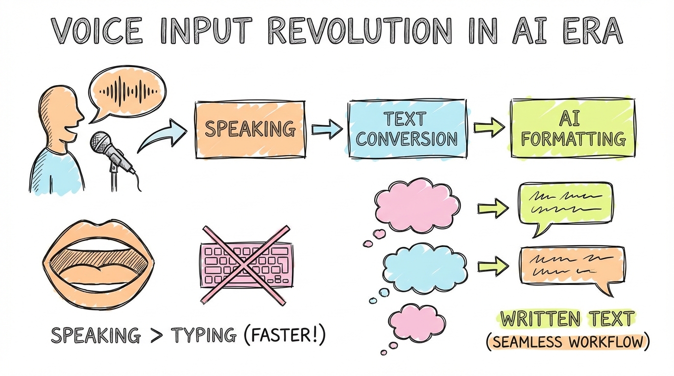 音声入力革命とAI校正