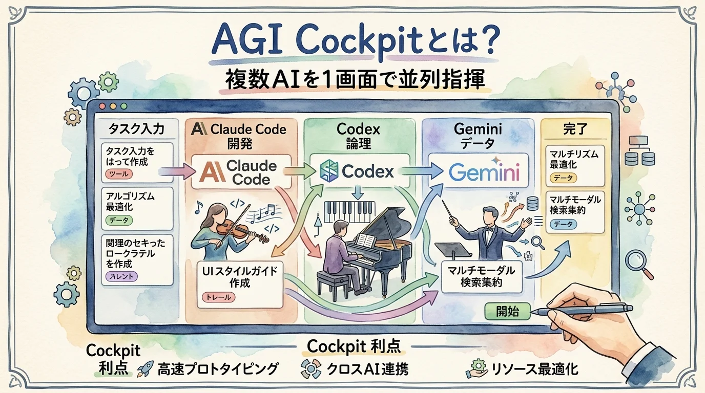 AGI Cockpitのカンバンボード画面