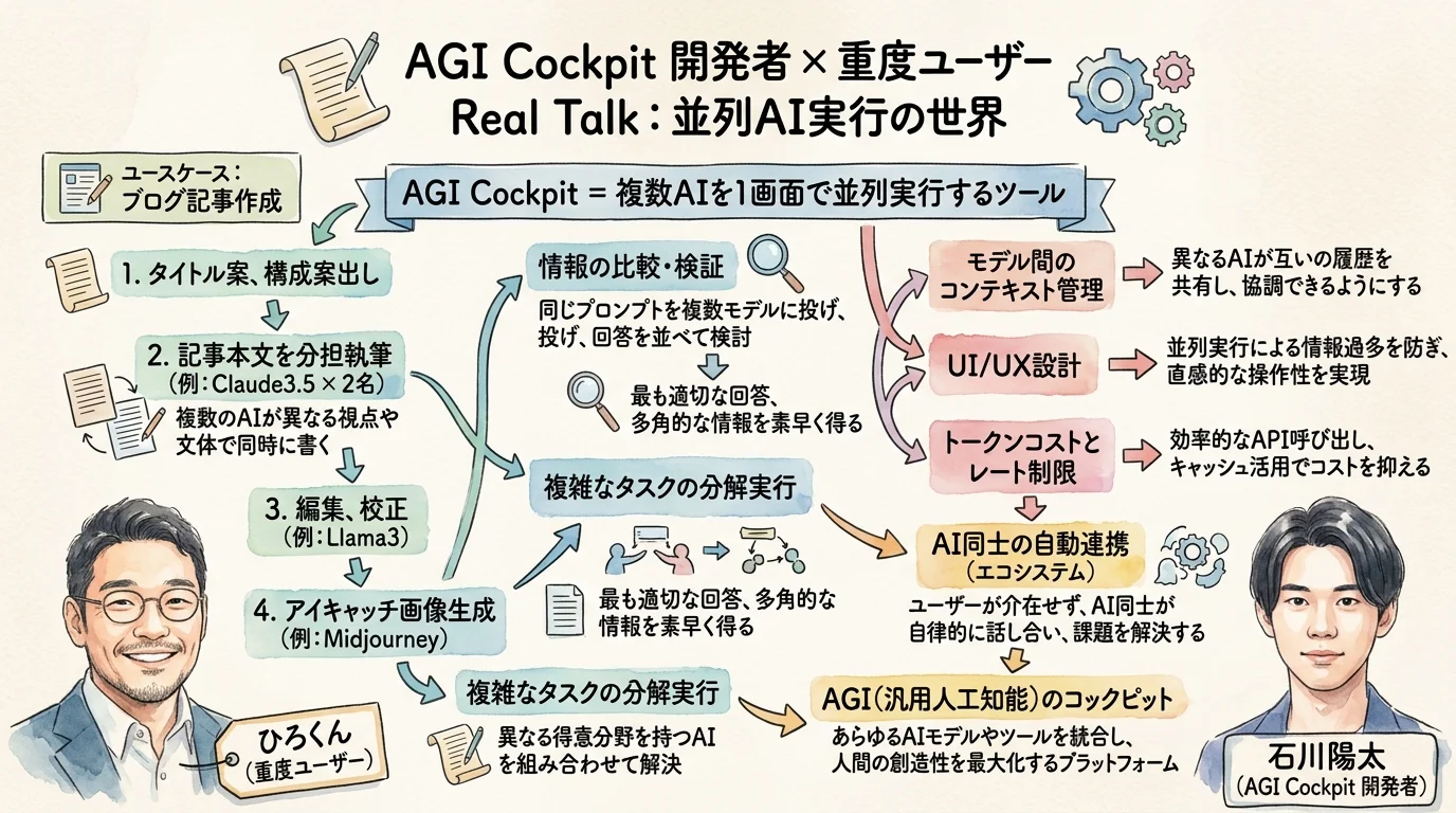 コーシー解析教程 AGI Cockpitとは？Claude Code×Codexを1画面で並列指揮｜開発者・石川