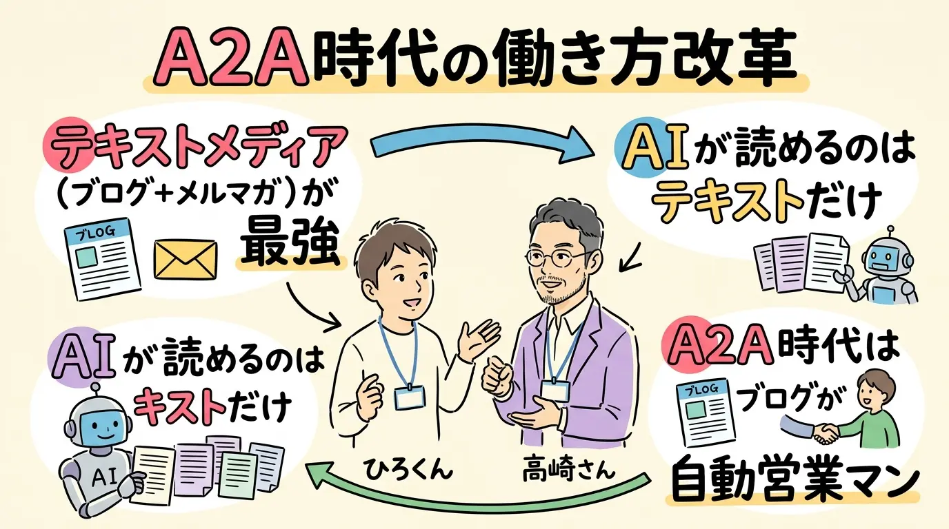 A2A時代のテキストメディア戦略 グラレコ