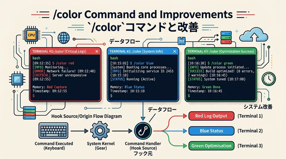 /colorコマンドと改善ポイントのグラレコ解説