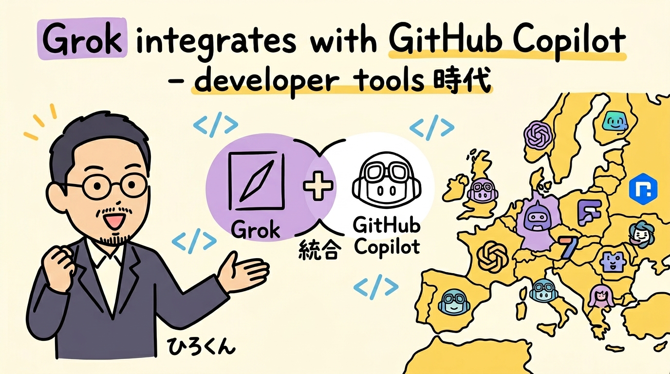 GrokがGitHub Copilotに統合