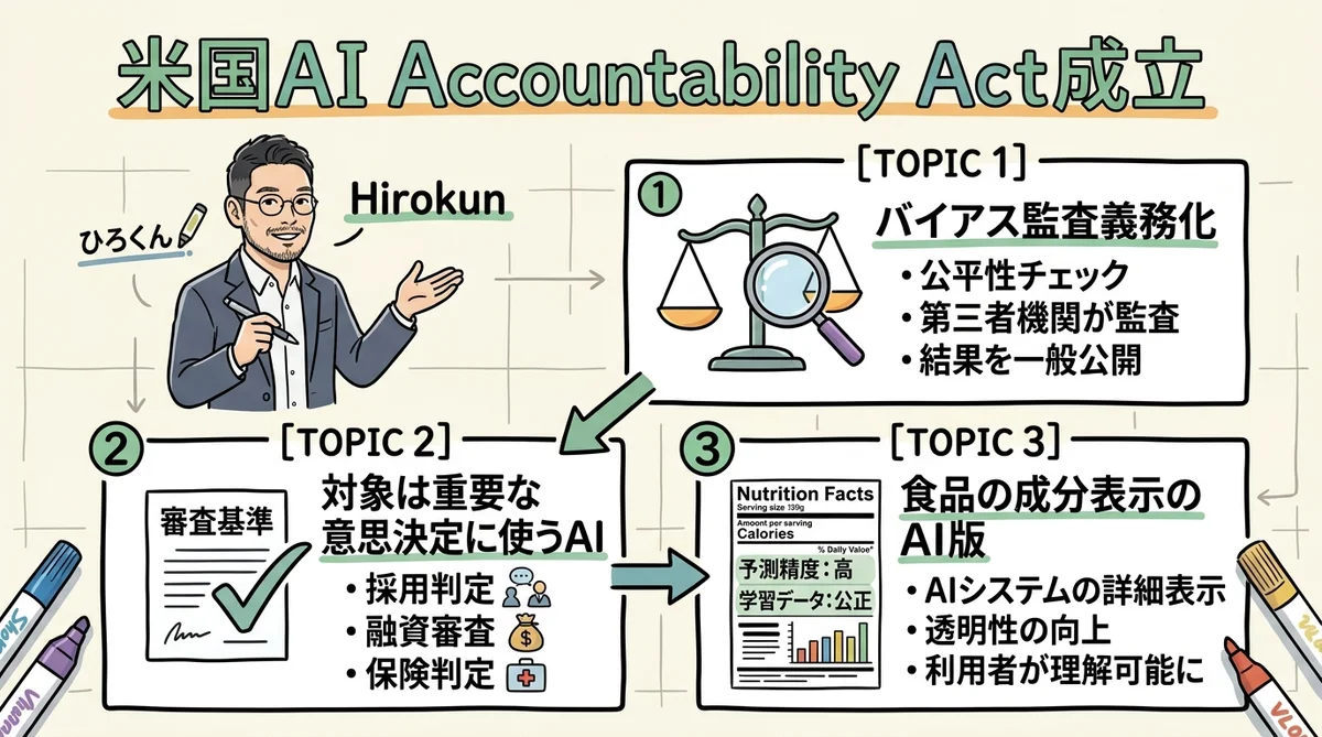 AI Accountability Actのグラレコ図解