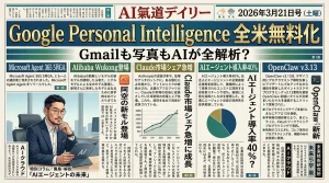 AI氣道デイリー 2026年3月21日号