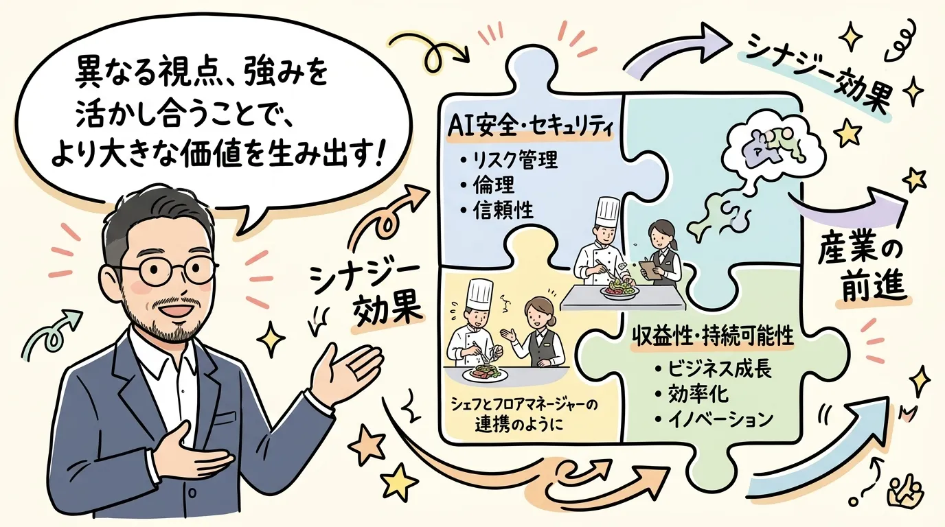 ひろくんコラム図解 - 凸凹だから噛み合う