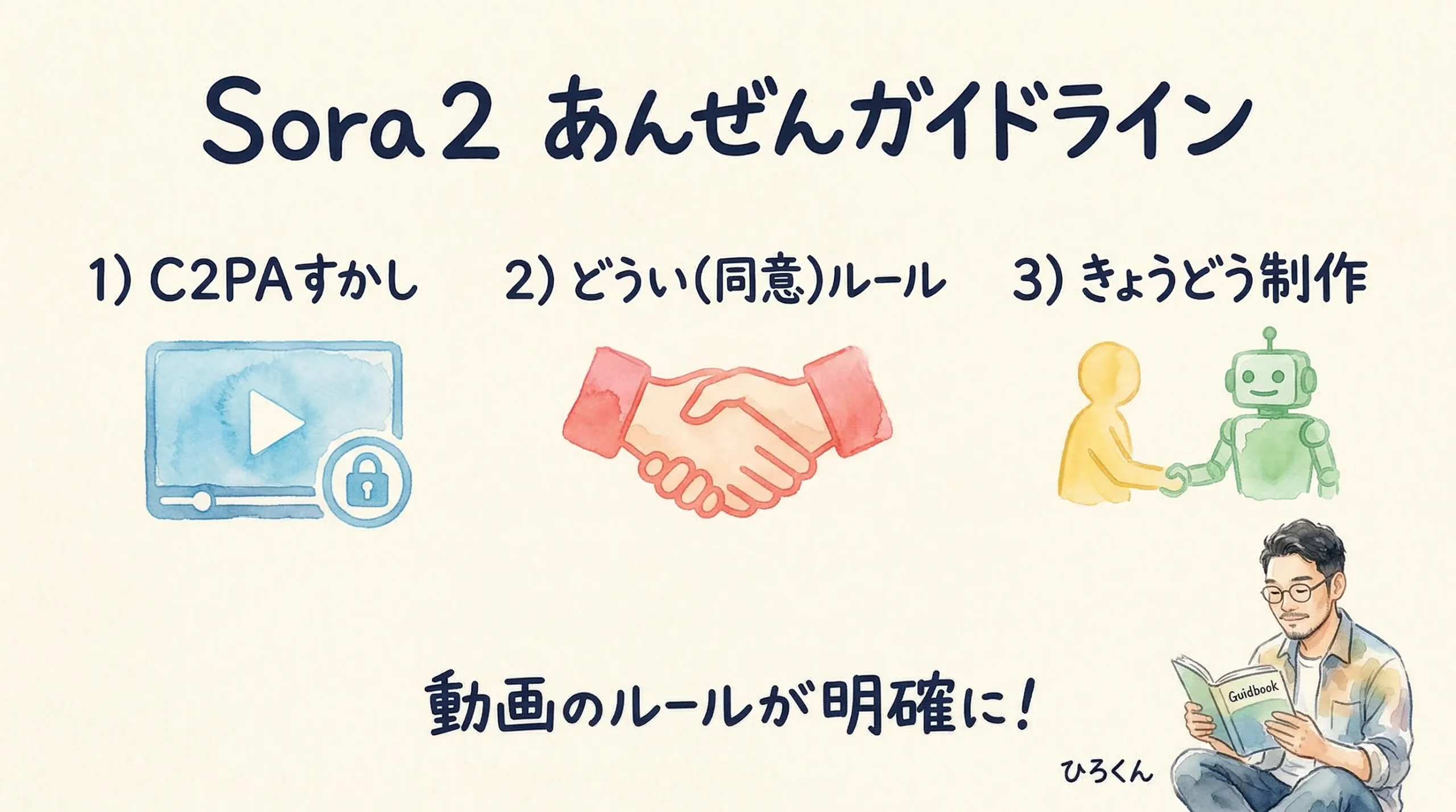 Sora 2安全ガイドラインの図解