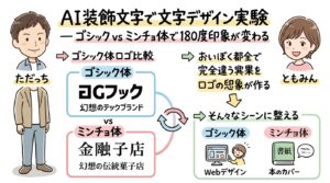 AI装飾文字実験 全体グラレコ ただっち×ともみん