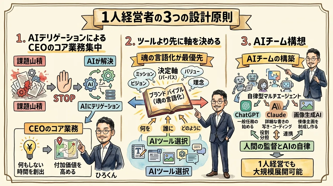 1人経営者の3つの設計原則