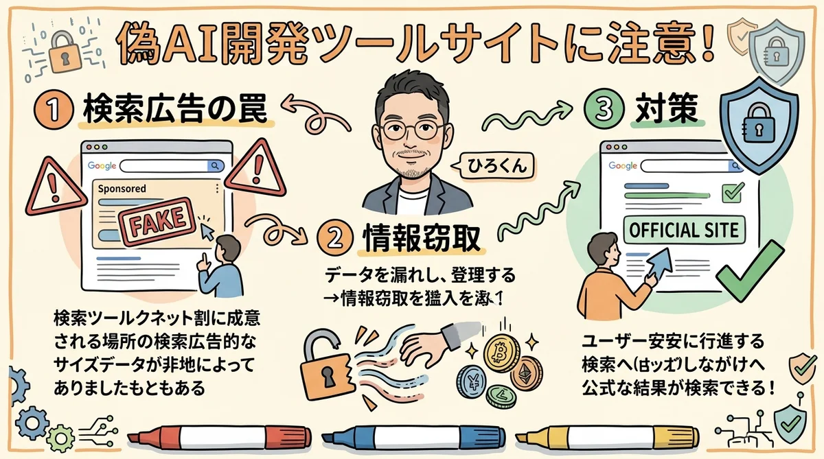 Claude Code偽インストーラー警告 グラレコ