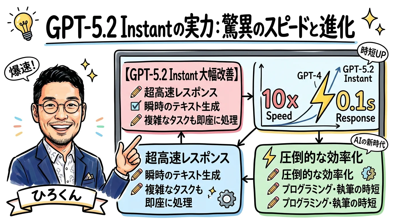 ChatGPT GPT-5.2 Instantの改善ポイント解説