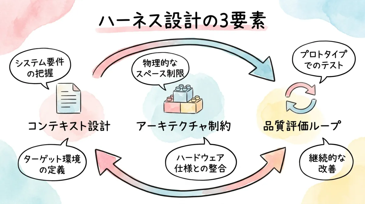ハーネス設計の3要素 図解