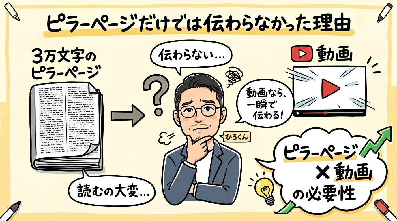 ピラーページだけでは伝わらなかった グラレコ図解