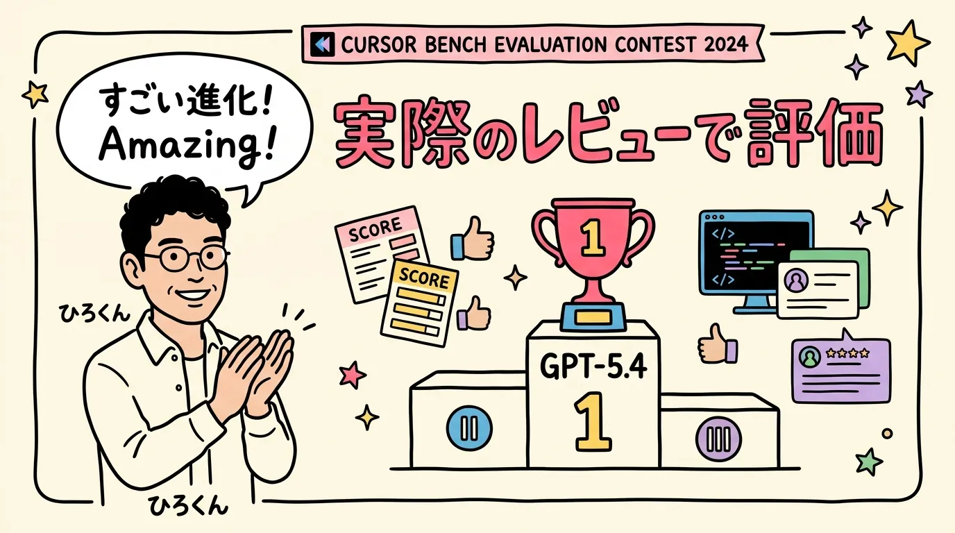CursorBench GPT-5.4がコーディング首位
